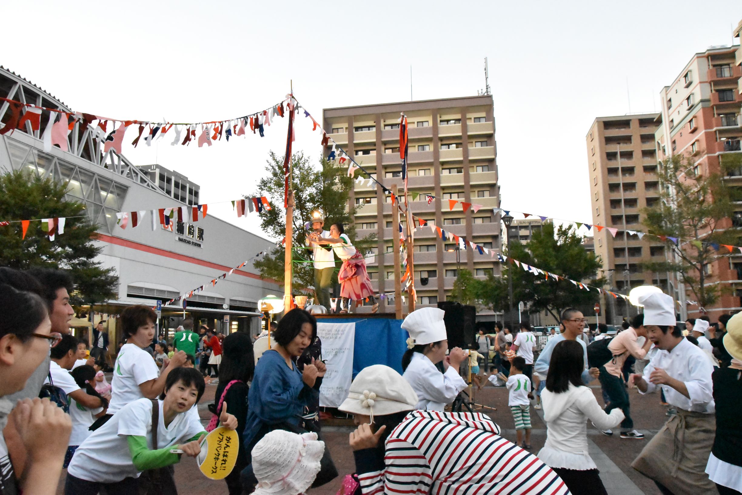 放生会特別企画ハコフェスの様子