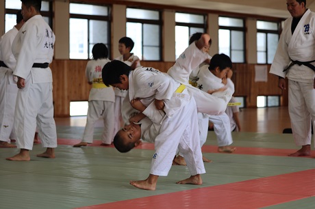柔道教室の写真