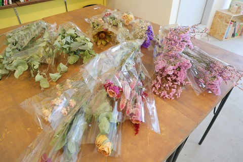 ロスフラワーの花束