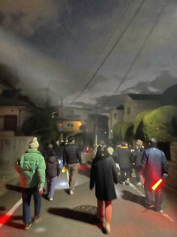 歳末防犯パトロール活動写真