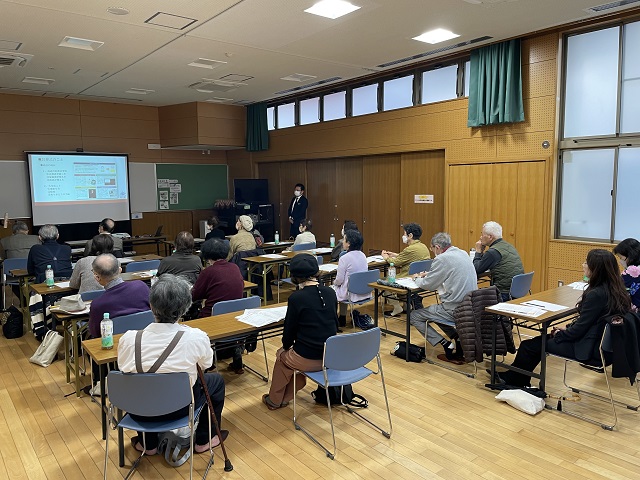 笹三会終活セミナーの様子