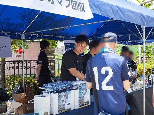 回収活動の写真