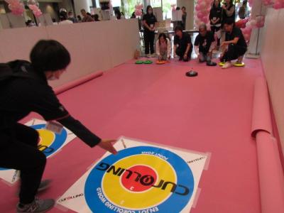 カローリング体験の様子