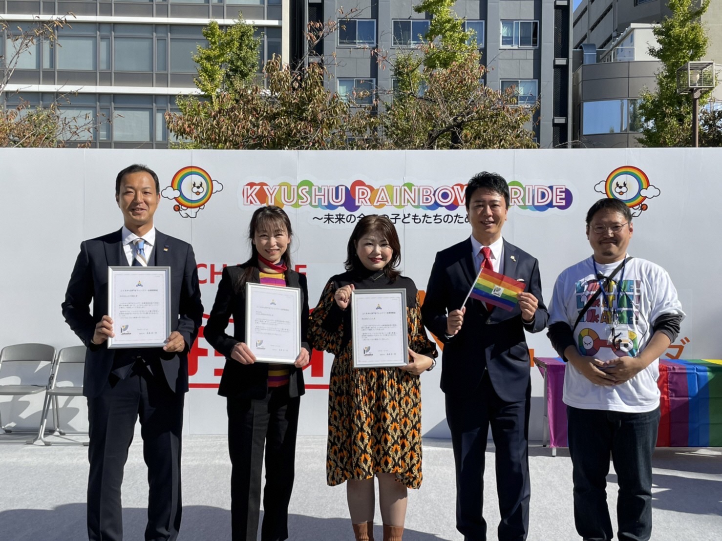 令和4年11月6日九州レインボープライドにて