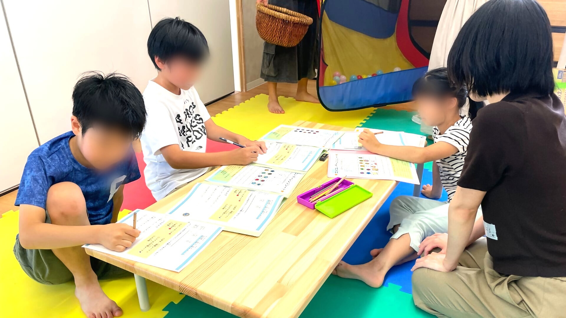 複数で学習する様子