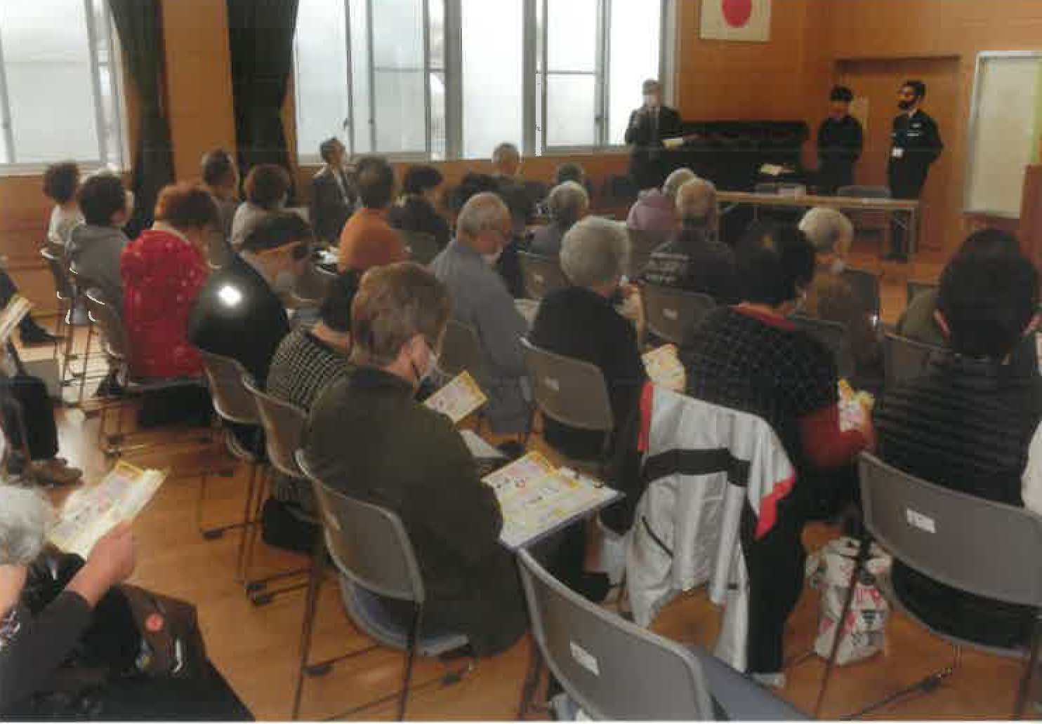 早良区有住公民館での安全安心塾