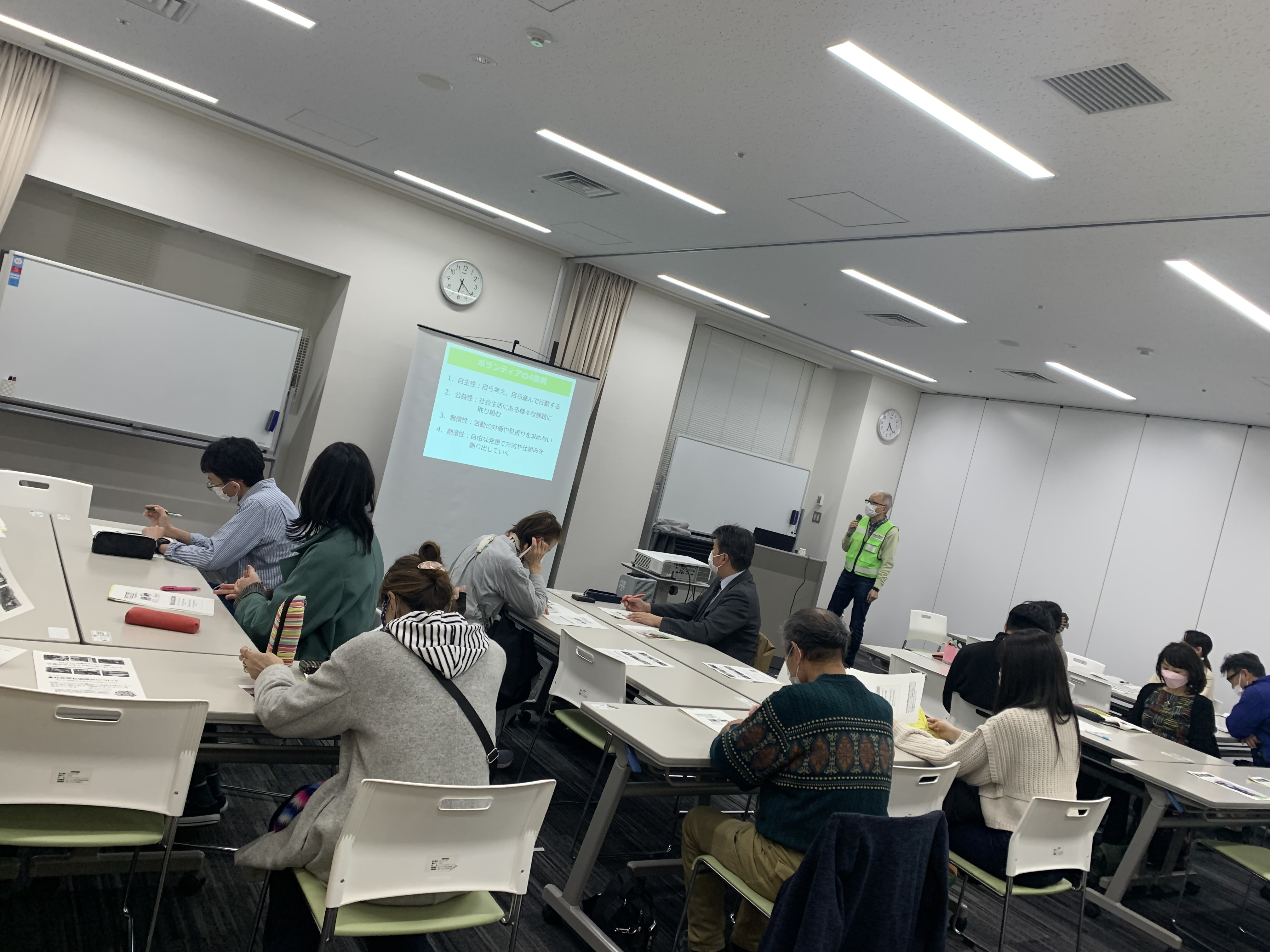 様々な災害ボランティアについての講話