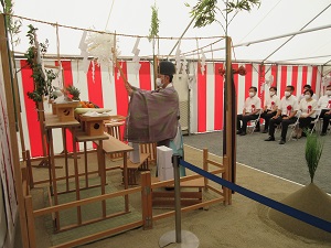 安全祈願祭の全体写真