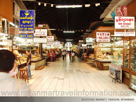 BOGYOKE MARKET, YANGON, MYANMAR
