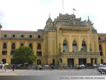 CITY HALL, DOWNTOWN YANGON, MYANMAR