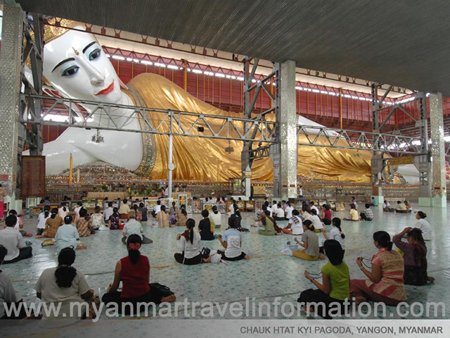 CHAUK HTAT KYI PAGODA, YANGON, MYANMAR