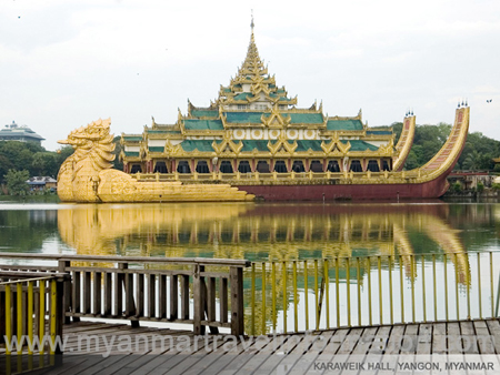 KARAWEIK HALL, YANGON, MYANMAR