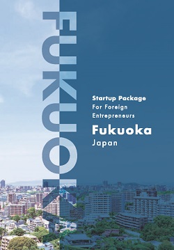 The image of the first page of the leaflet "Startup Package For Foreign Entrepreneurs"