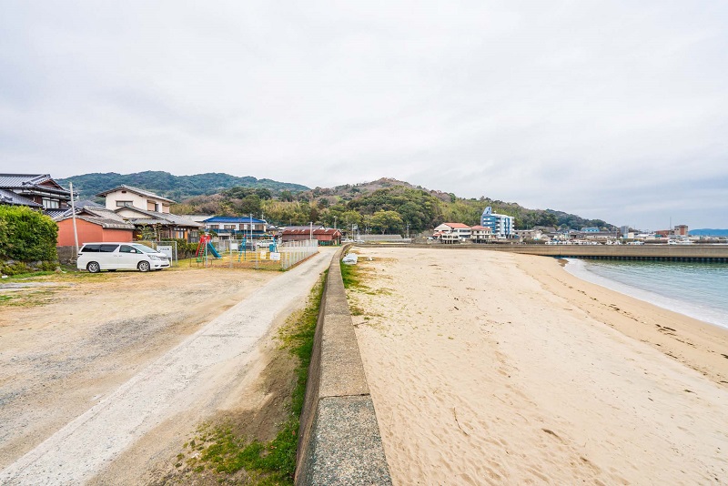 画像:浜辺の様子