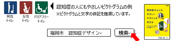 認知症の人にもやさしいデザインの手引きのイメージ