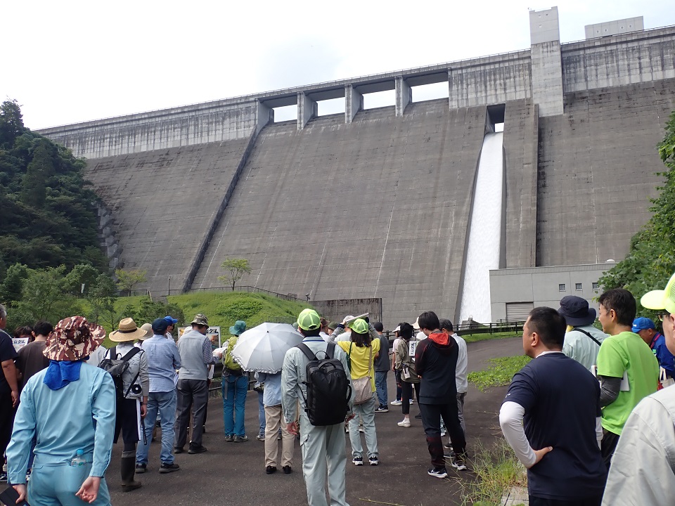 大山ダムの見学