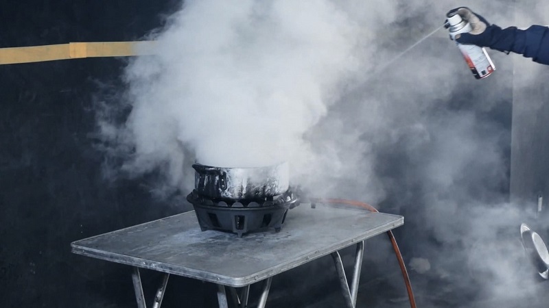 鍋の火が消えたイメージ画像