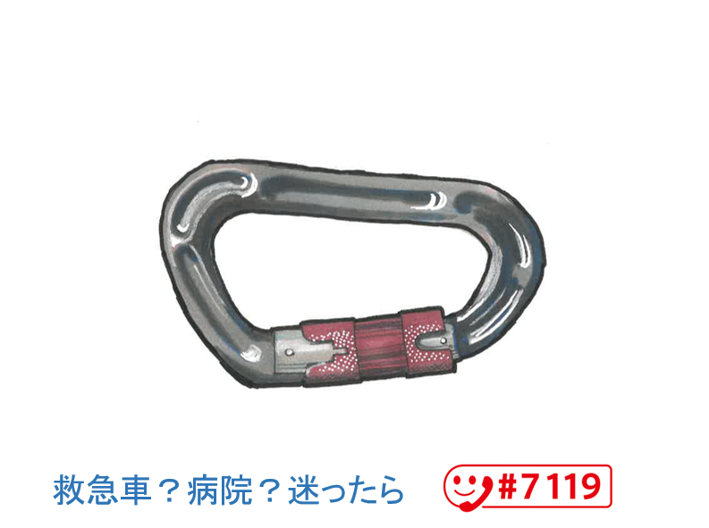 カラビナ（アルミ）