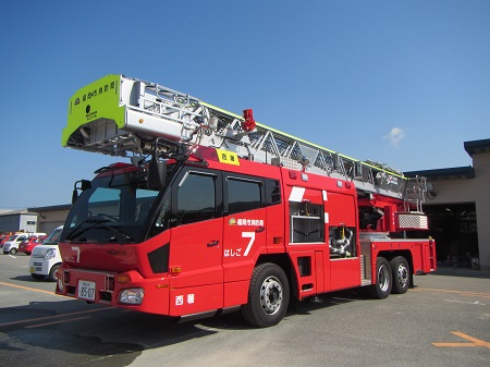 はしご車の写真