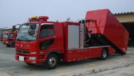 大型除染システム車の写真