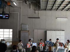 アンサンブル演奏を行う福岡市消防音楽隊の写真