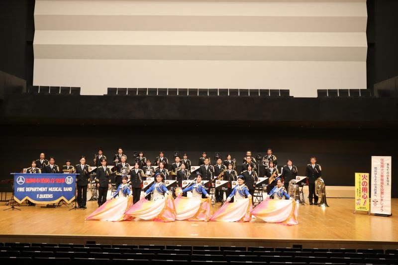 消防音楽隊の写真