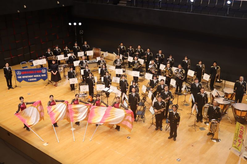 消防音楽隊の写真