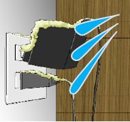 トラッキング火災のイメージ図