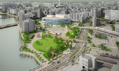 福岡市拠点文化施設パース