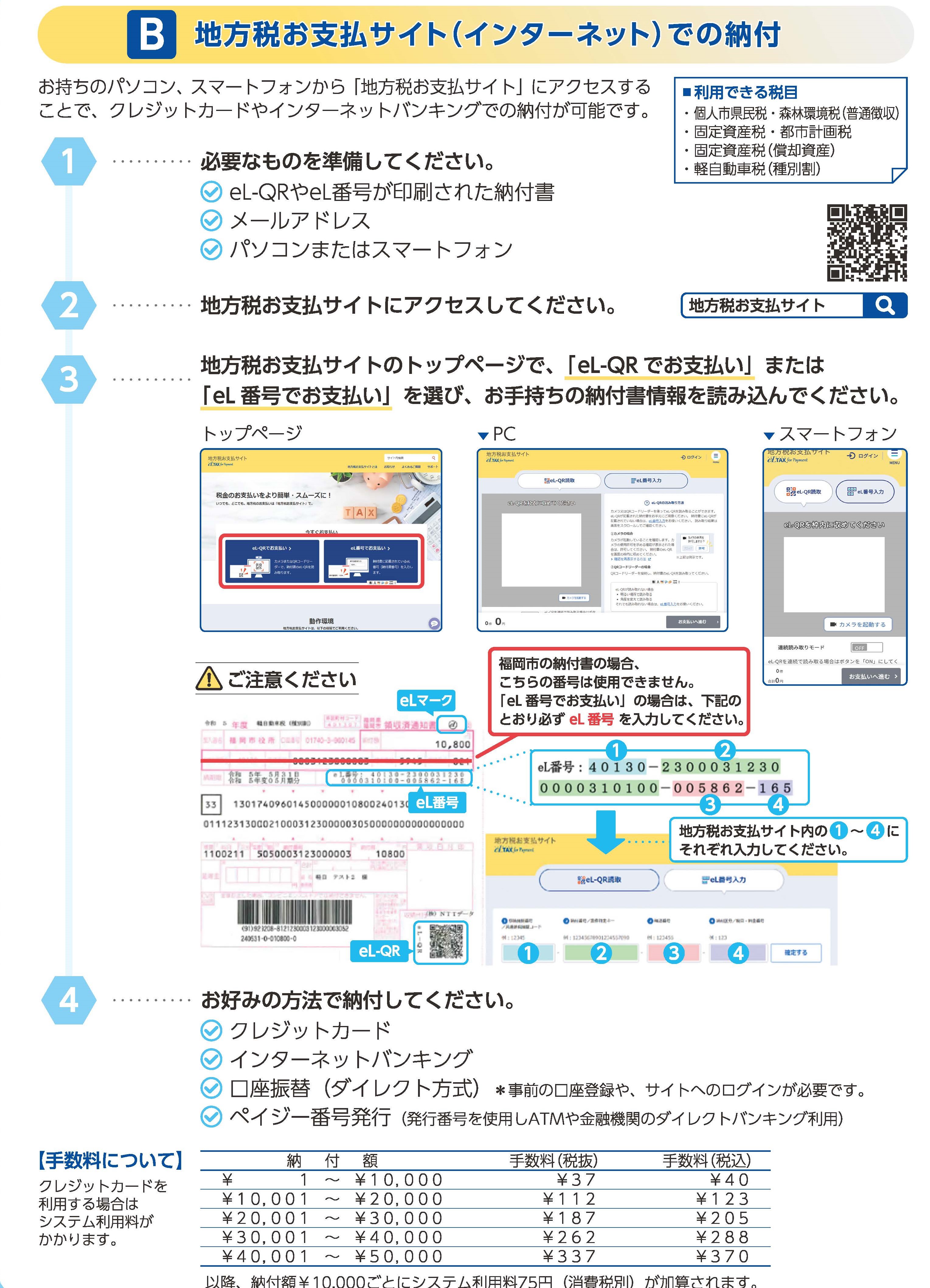 市税の納付方法2